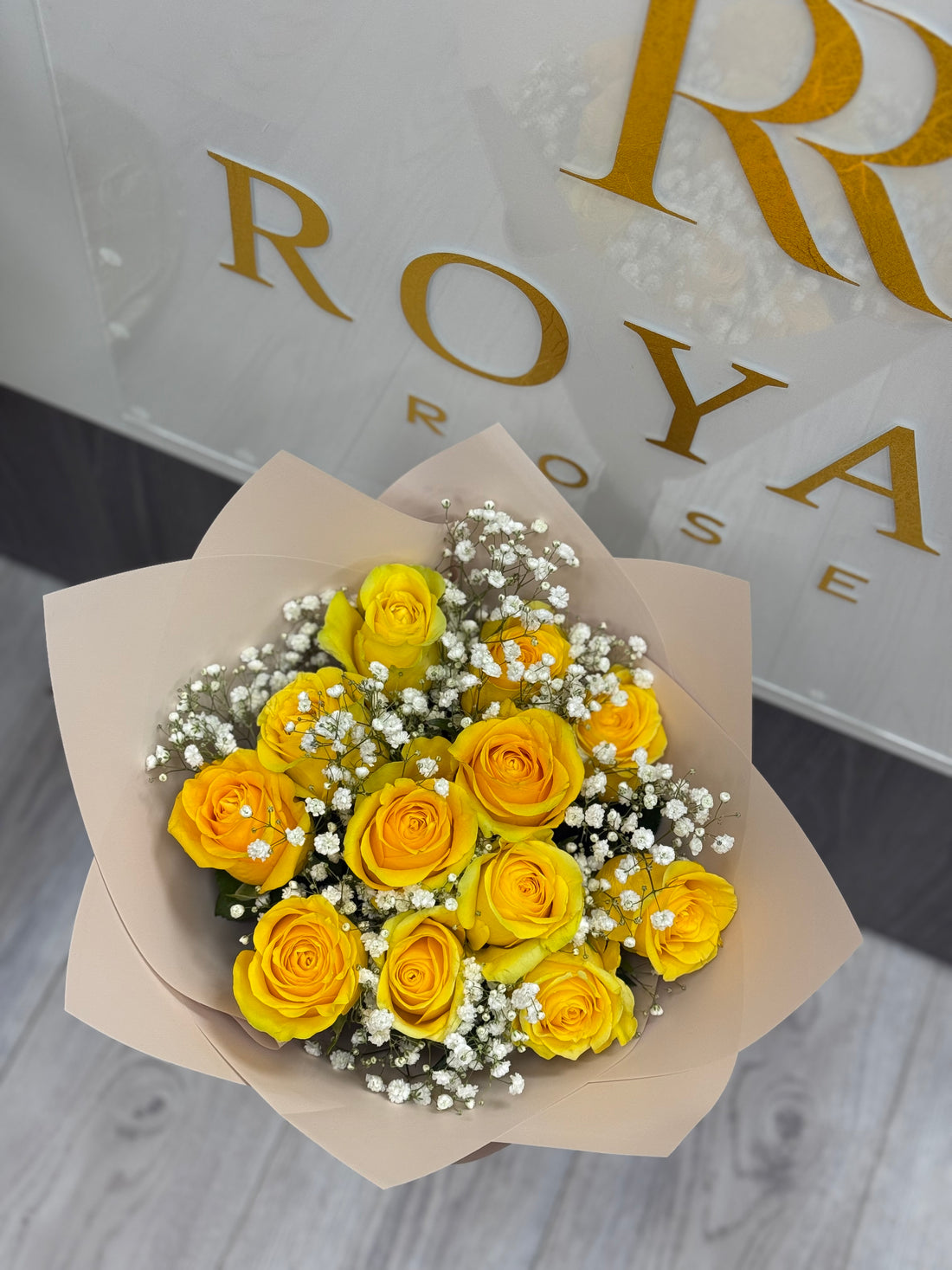Dozen Yellow Rose Bouquet